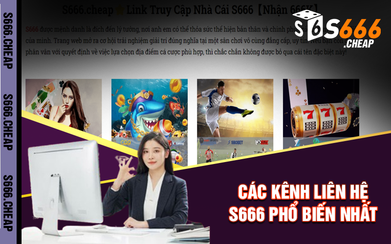 Các kênh liên hệ S666 phổ biến nhất 